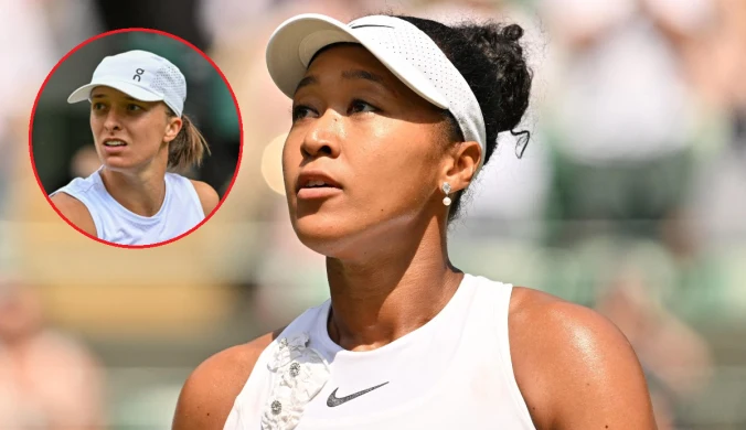 Osaka wyszła do dziennikarzy na Wimbledonie. Nagle wspomniała o Świątek
