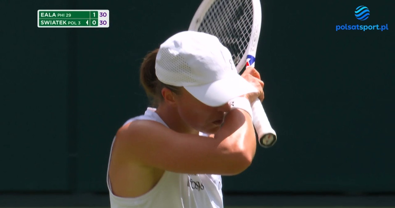Tak grała Iga Świątek na Wimbledonie. Najlepsze akcje Polki [WIDEO]