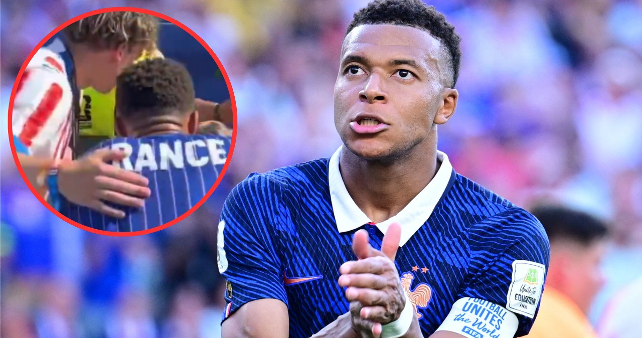 Tego nie pokazała telewizja. Łzy na mundialu, Mbappe aż się przeraził
