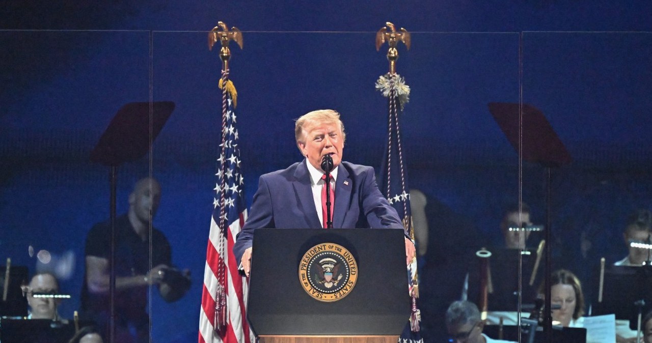 USA. Przemówienie Donalda Trumpa opóźnione. Powodem burza USA. Przemówienie Donalda Trumpa opóźnione. Powodem burza