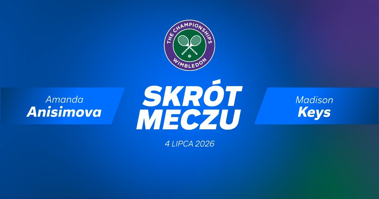 Madison Keys pokonala Amande Anisimova w 3, rundzie Wimbledonu [WIDEO]