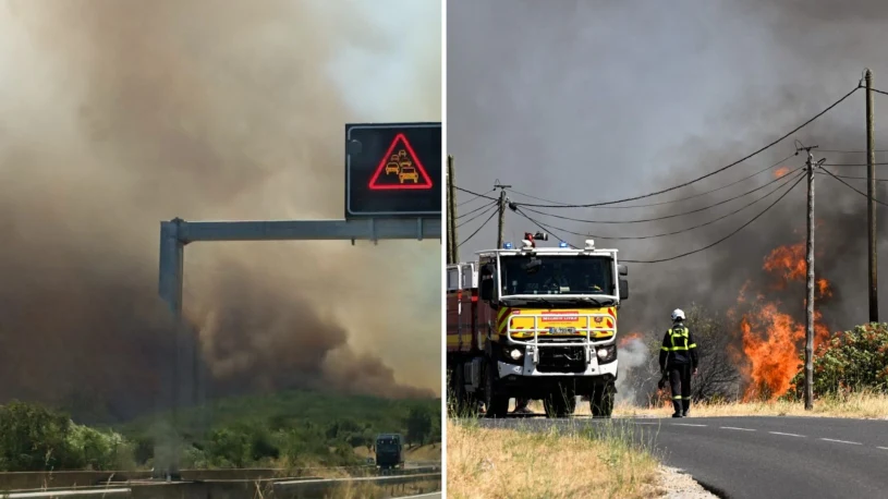 Trzecia fala upałów w Europie: pożary we Francji, alarm w Hiszpanii przy 44°C