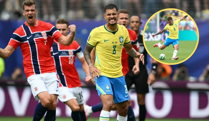Brazylijczyk nie dowierzał, Norwegowie zaczęli świętować. Zmarnowana szansa