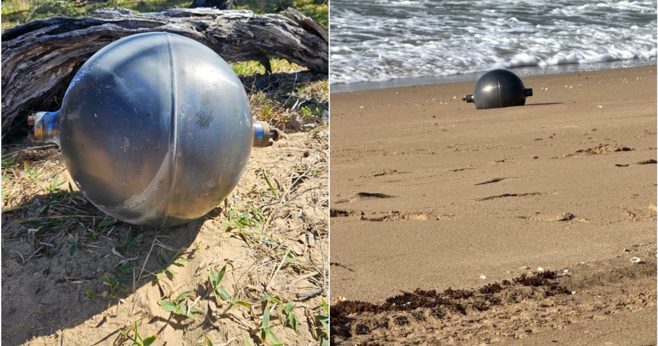 "Kosmiczne kule" spadły na australijską plażę. 50-metrowa strefa zakazu