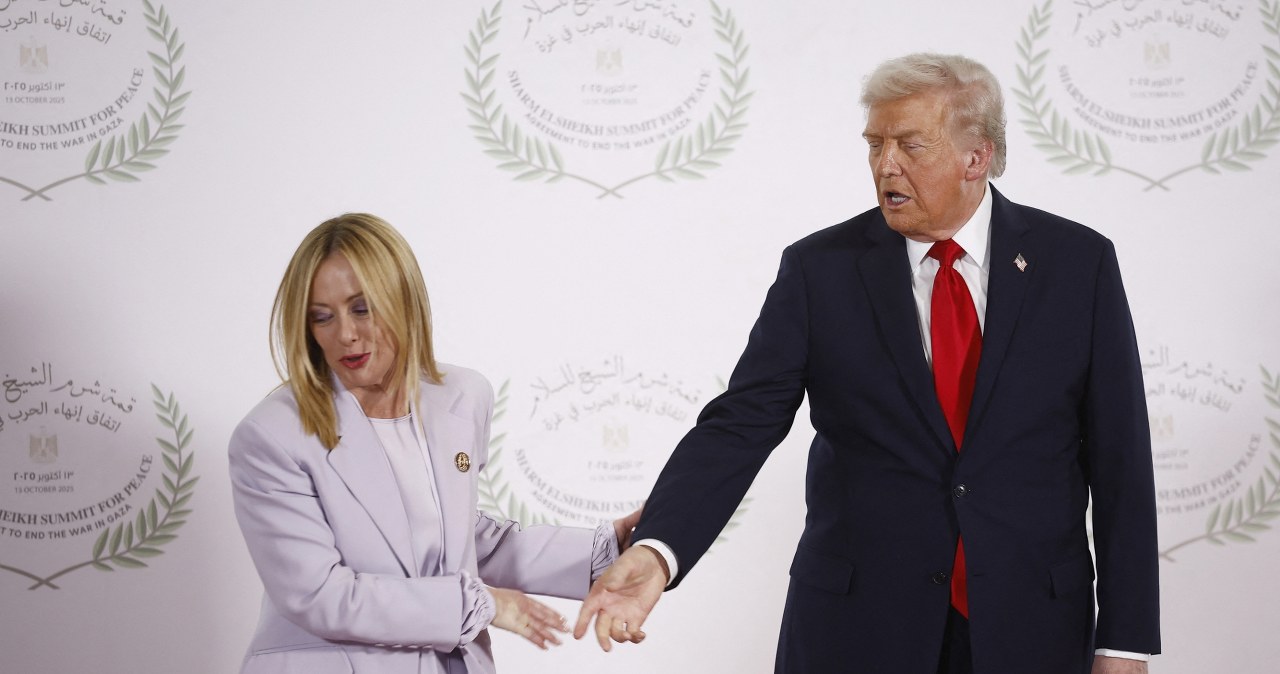 Trump dodał zdjęcie Meloni z prowokacyjnym podpisem. Reakcja włoskiego MSZ Trump dodał zdjęcie Meloni z prowokacyjnym podpisem. Reakcja włoskiego MSZ