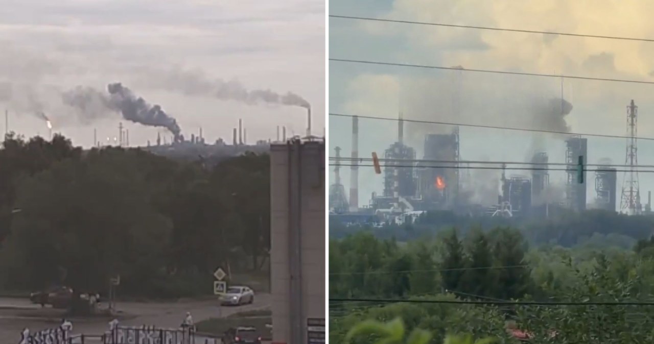 Atak na rafinerię w Omsku. Uderzenie 2,5 tysiąca km od granic Ukrainy