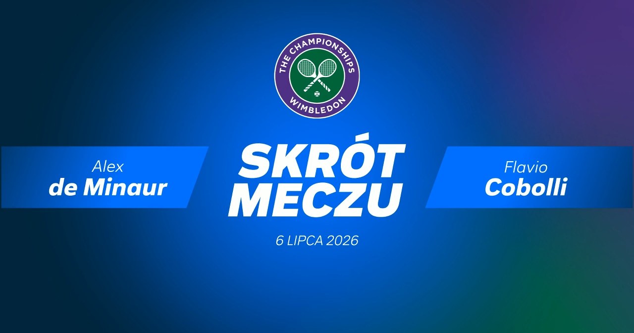 Wimbledon: Flavio Cobolli pokonał Alexa de Minaura [WIDEO]