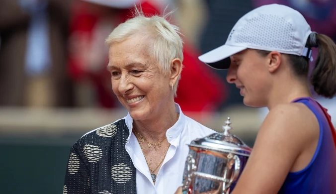 Przykro czytać. Tych słów o Świątek Navratilova już nie cofnie