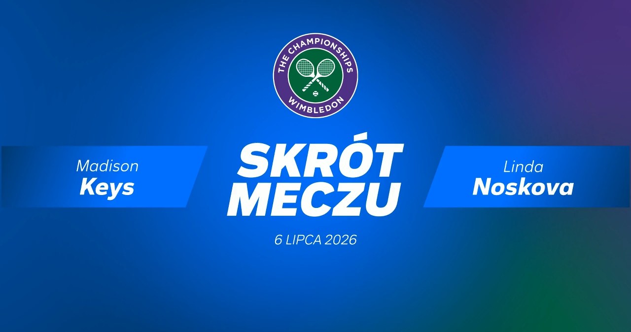 Madison Keys odpada z Wimbledonu. Noskova wygrała w dwóch setach [WIDEO]