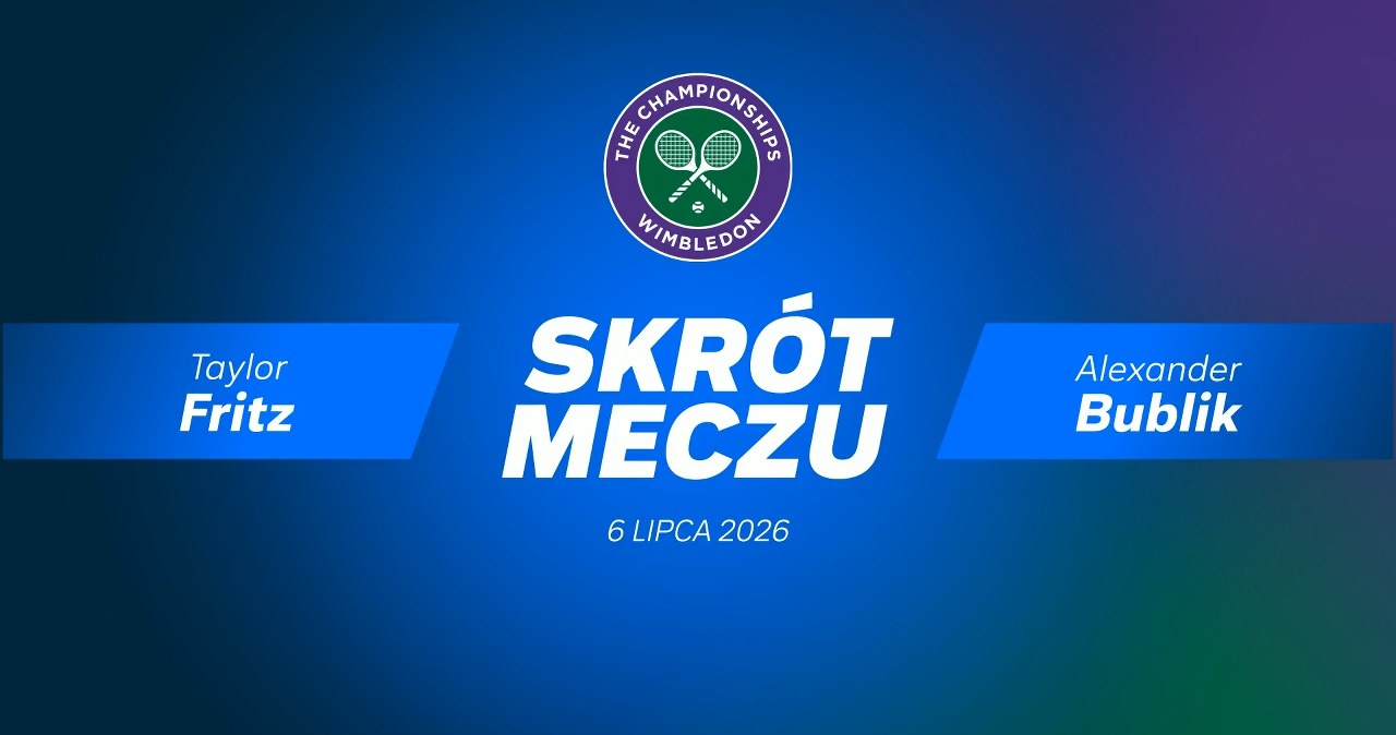 Taylor Fritz w ćwierćfinale Wimbledonu. Amerykanin pokonał Bublika [WIDEO]