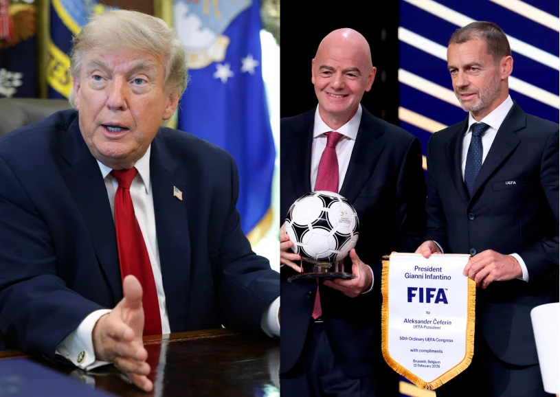 Burza po interwencji Trumpa. UEFA idzie na zwarcie. Znowu to zrobiła