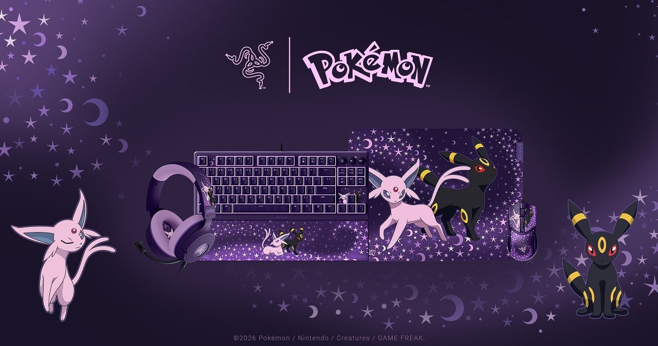 Kiedy gaming spotyka magię Pokémonów - nowa linia urządzeń firmy Razer