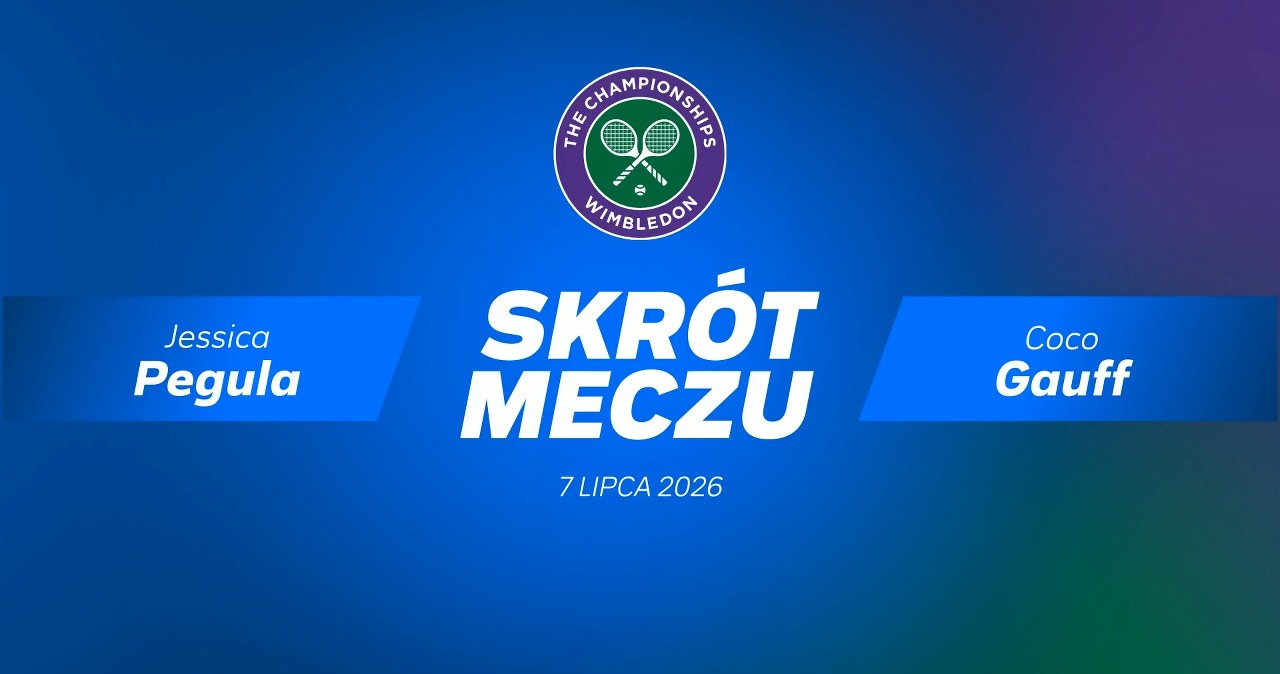 Wimbledon: Coco Gauff pokonała Jessicę Pegulę i awansowała do półfinału [WIDEO]