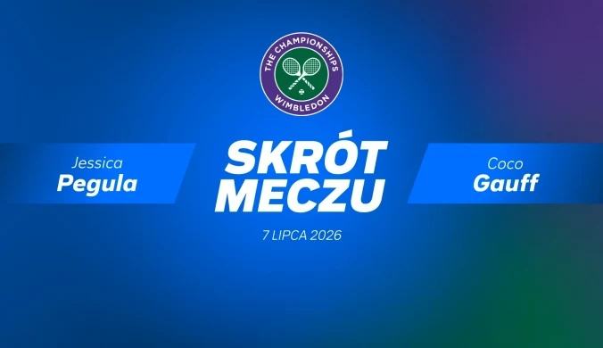 Wimbledon: Coco Gauff pokonała Jessicę Pegulę i awansowała do półfinału [WIDEO]