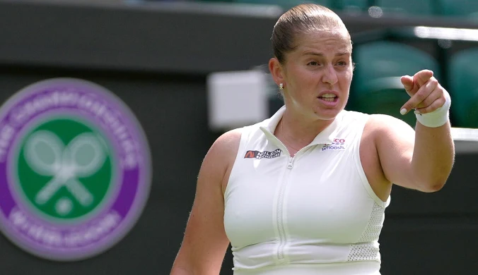 Ostapenko grała o finał Wimbledonu. 16 asów, dwa na sam koniec meczu