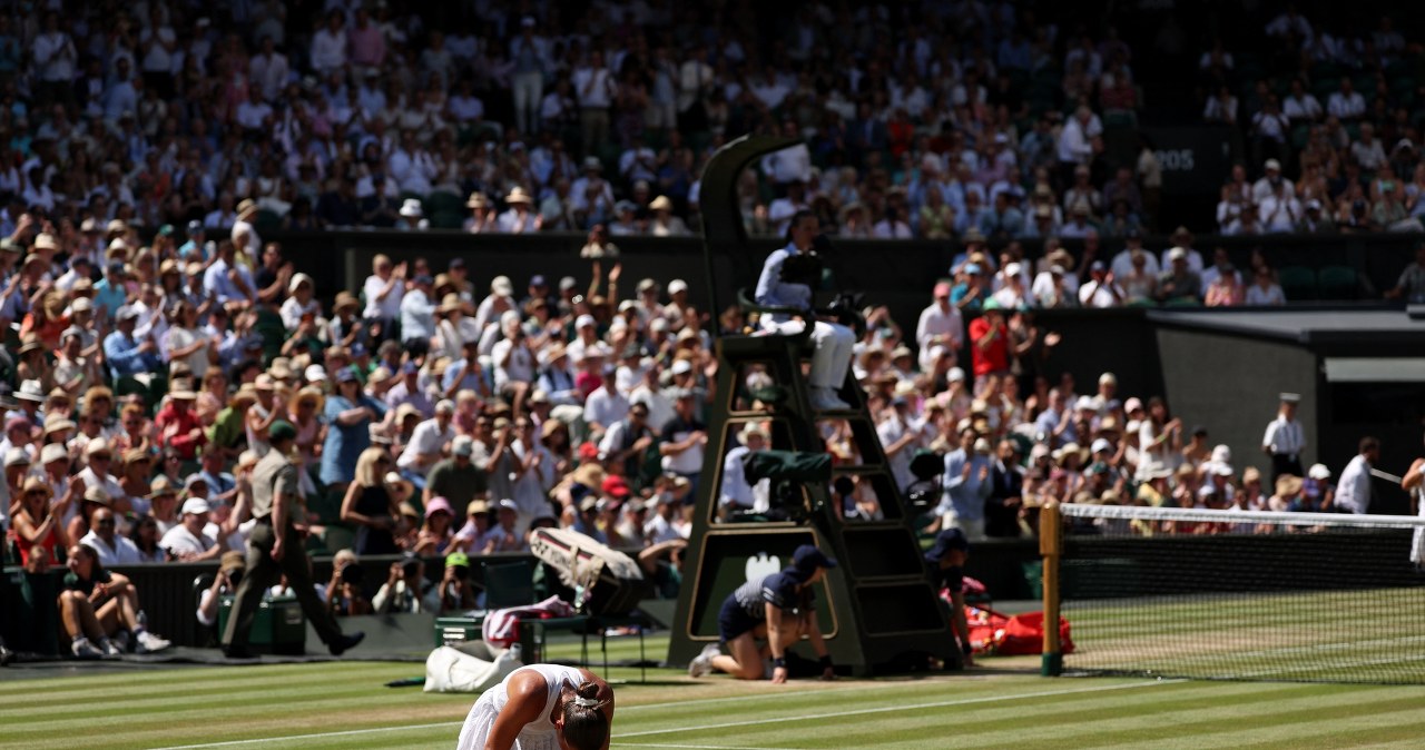 "Polski" bój o półfinał Wimbledonu. Ręce wyrzucone w górę po 69 minutach