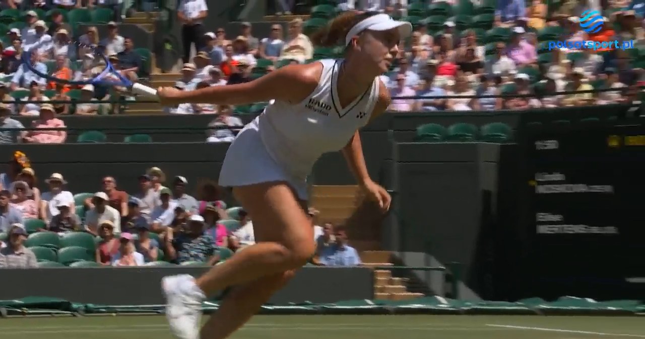 Linda Noskova - Elise Mertens. Skrót meczu. WIDEO