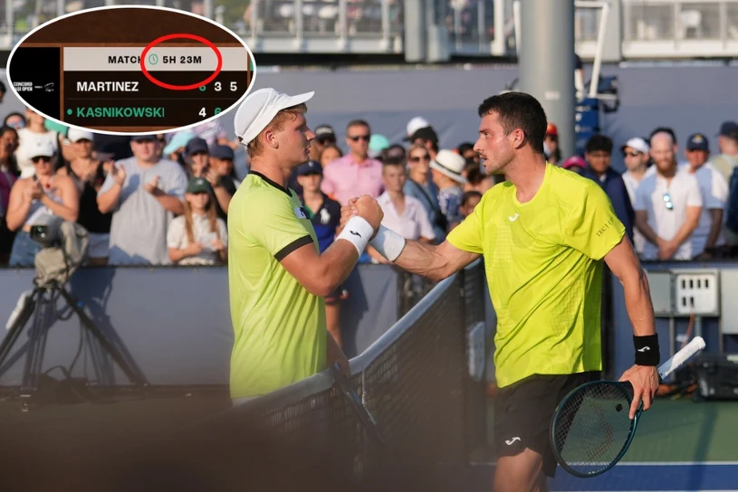 Pokazali: 5 godzin i 23 minuty. Rewanż Polaka za thriller z US Open
