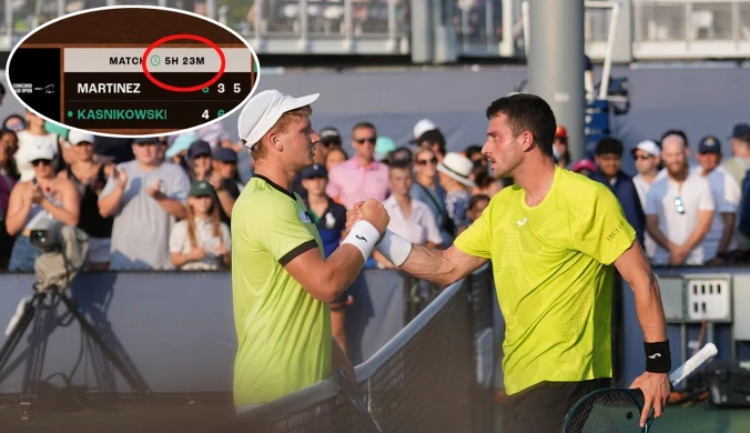 Pokazali: 5 godzin i 23 minuty. Rewanż Polaka za thriller z US Open
