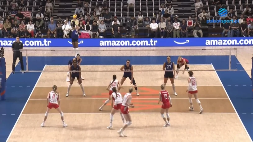 Best Serves from USA vs Poland VNL Match in Osaka