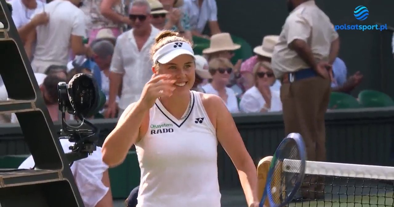 Noskova nie zmarnowała szansy. Ta piłka dała jej finał Wimbledonu [WIDEO]