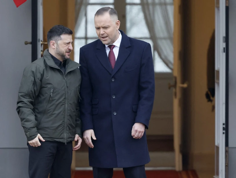 Zełenski o rozmowie z Nawrockim: chciał chronić przyjacielskie relacje polsko-ukraińskie