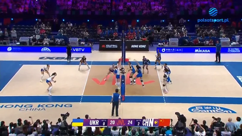 Chiny pewnie pokonały Ukrainę 3:0 w siatkarskiej Lidze Narodów