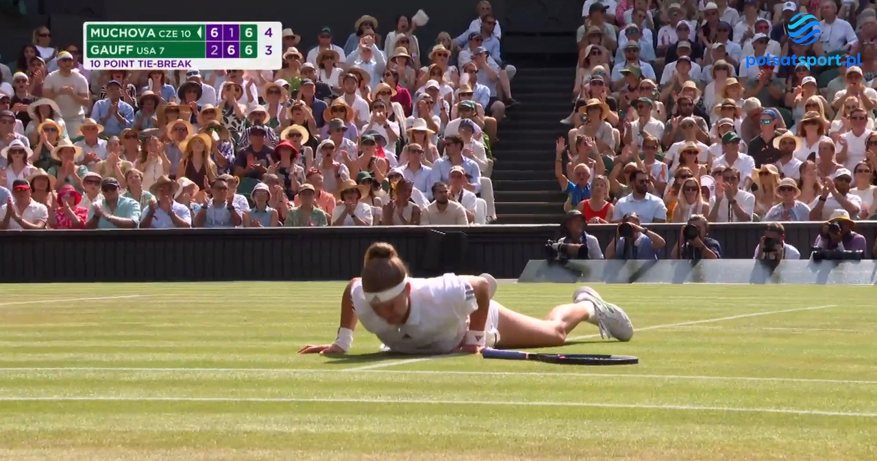 Heroiczny rzut Muchovej. Ta akcja porwała cały Wimbledon [WIDEO]