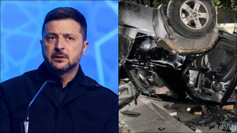 Zełenski zapowiada po zamieszkach we Lwowie. "Bardzo zła historia"