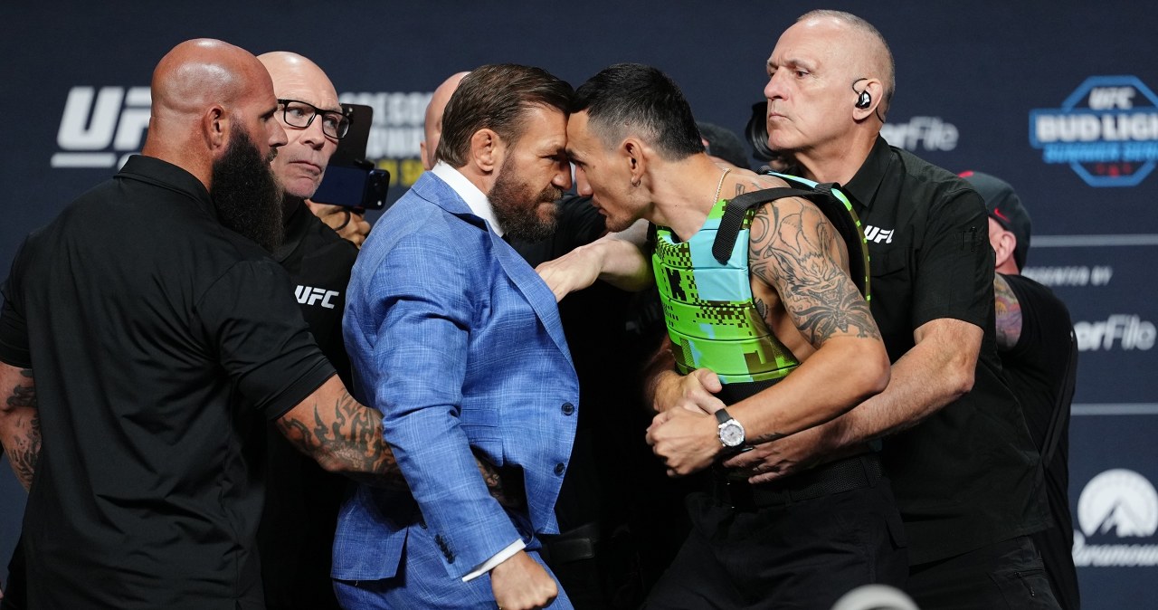 Zawrzało przed walką McGregora. Uderzył rywala, musiała wkroczyć ochrona