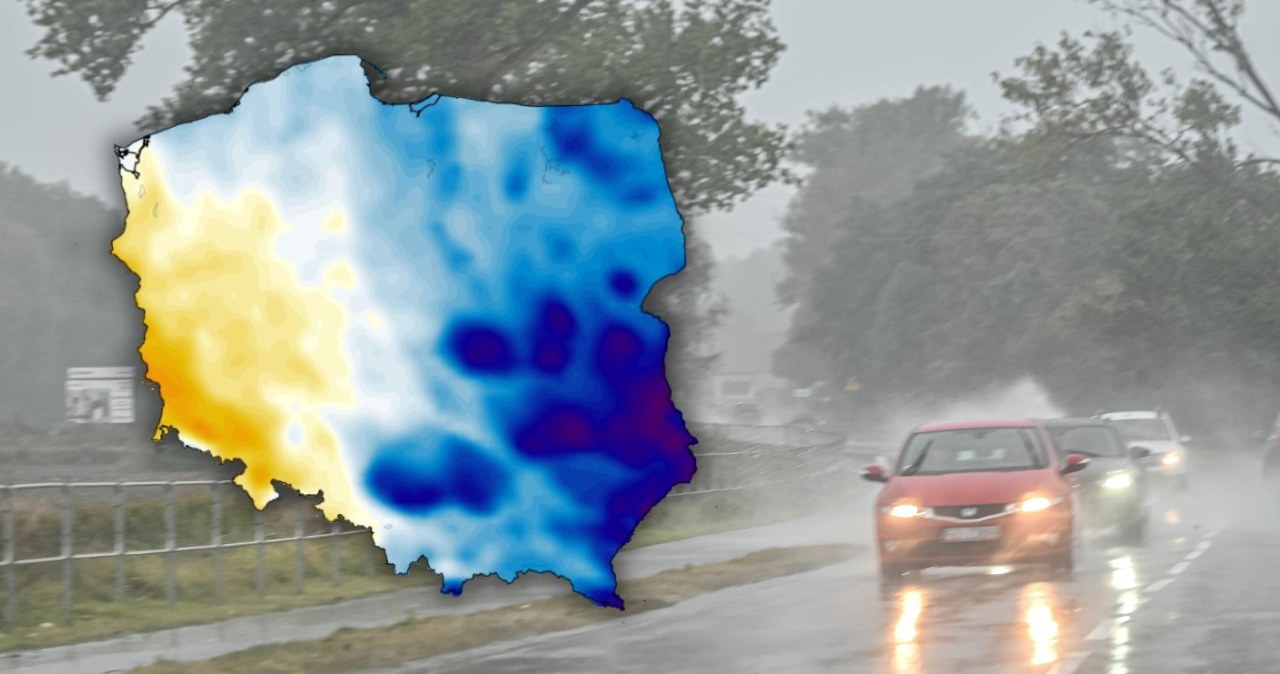 Mocny podział pogodowy. Znaczna różnica między wschodem a zachodem