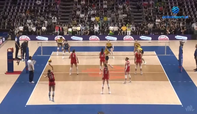Polska - Brazylia w Lidze Narodów: najlepsze asy serwisowe meczu [WIDEO]