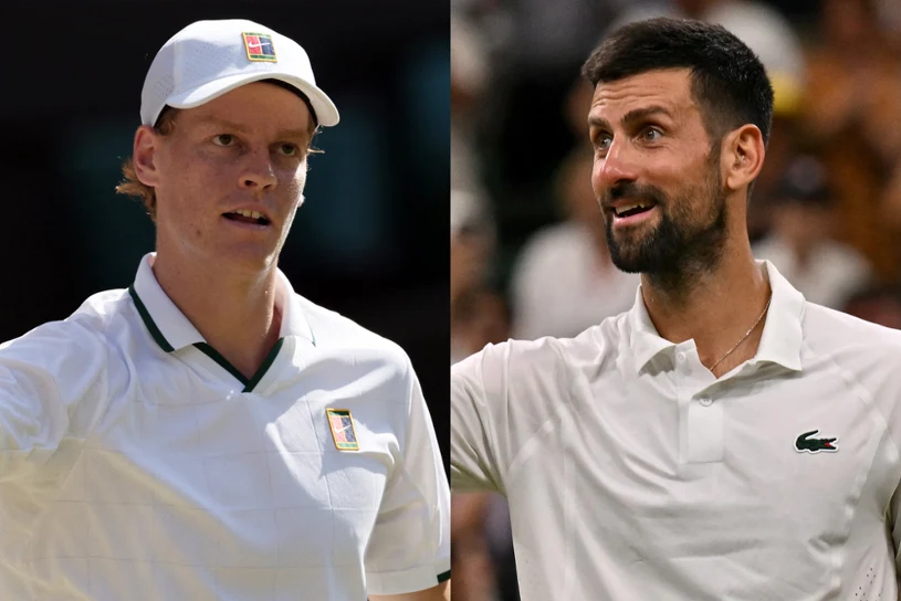 Trzysetowe starcie Djokovic - Sinner. Doszło do rewanżu na Wimbledonie
