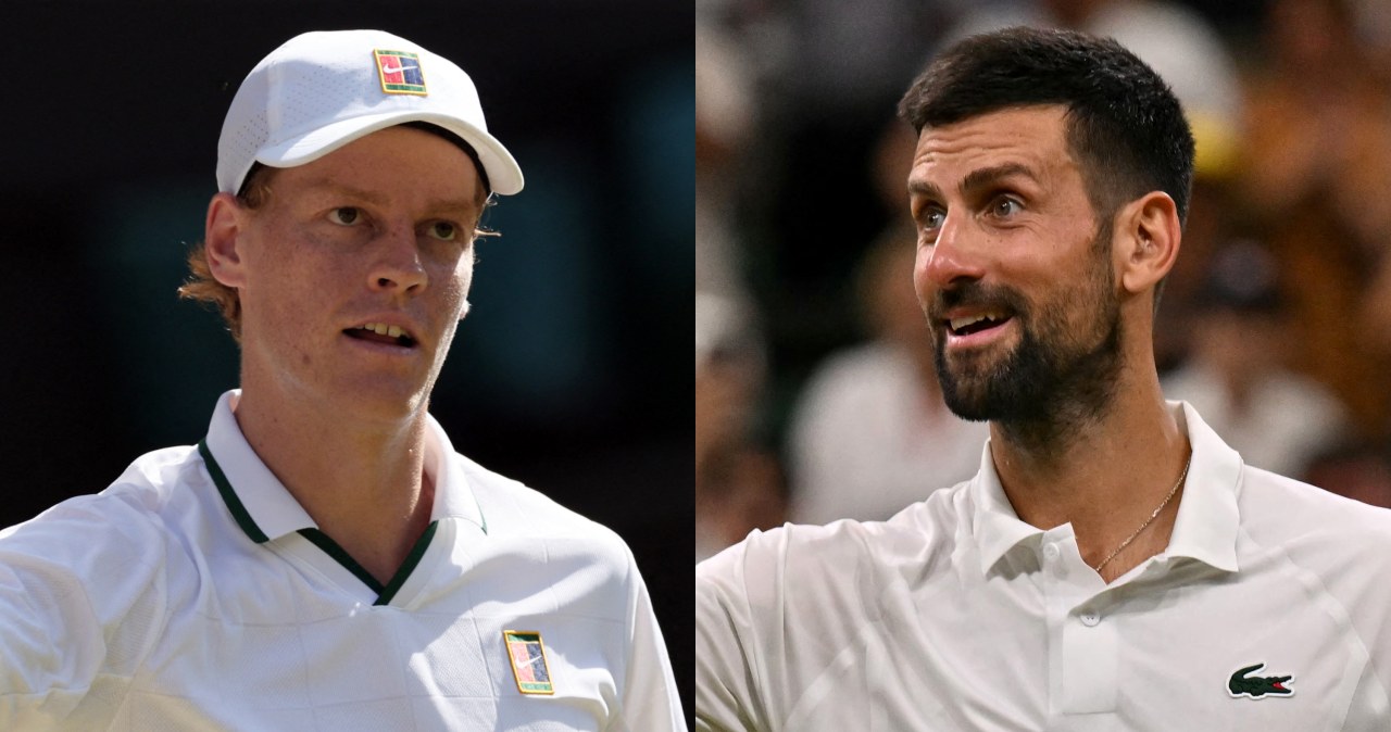 Trzysetowe starcie Djokovic - Sinner. Doszło do rewanżu na Wimbledonie