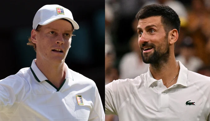 Trzysetowe starcie Djokovic - Sinner. Doszło do rewanżu na Wimbledonie