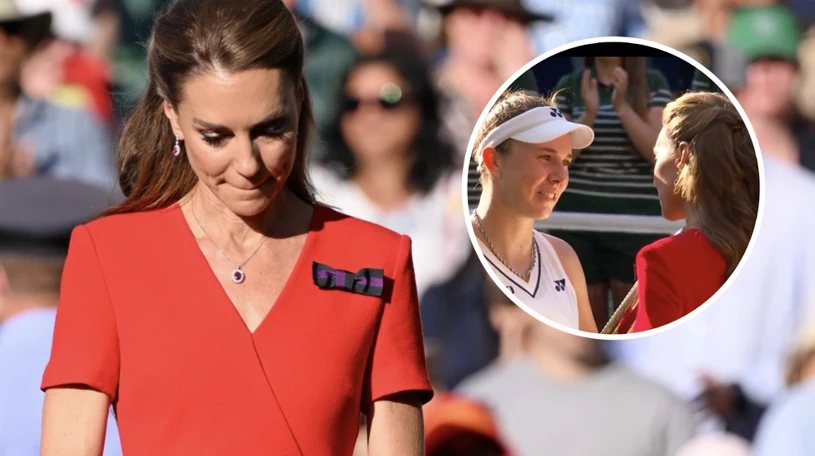 Księżna Kate wzruszyła na Wimbledonie — pocieszyła obie czeskie finalistki