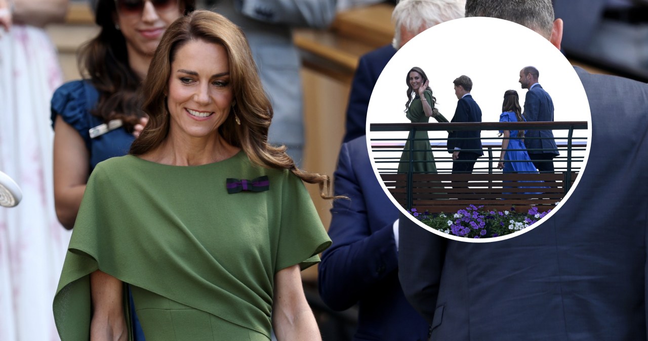 Księżna Kate znów na Wimbledonie. Tym razem nie zjawiła się sama