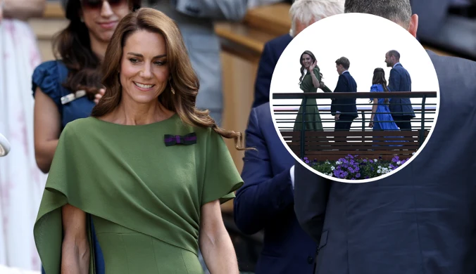 Księżna Kate znów na Wimbledonie. Tym razem nie zjawiła się sama