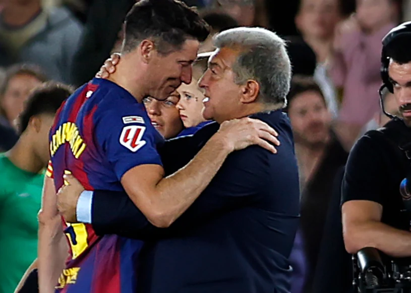 Laporta in the US: Barcelona May Pull Offer for Lewandowski's Successor