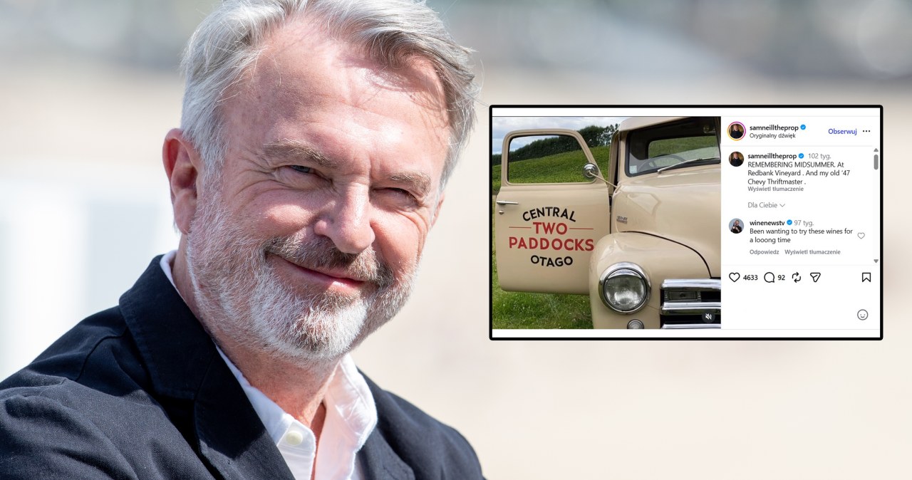 Sam Neill i jego wyjątkowy Chevrolet. Był oczkiem w głowie aktora