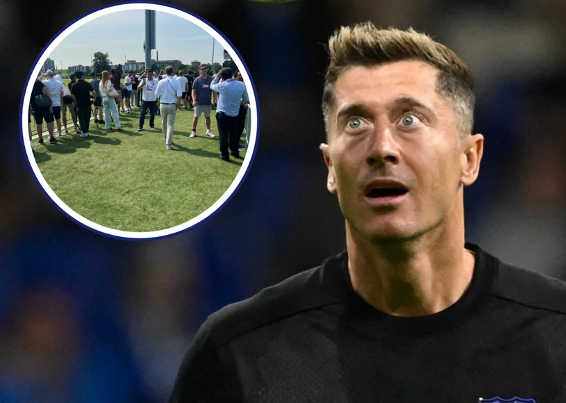 "Lewy" wyszedł na boisko i od razu precedens. "Nigdy tak nie wyglądało"