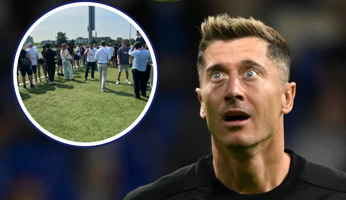 "Lewy" wyszedł na boisko i od razu precedens. "Nigdy tak nie wyglądało"