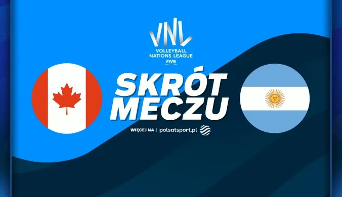Siatkarze Argentyny odwrócili losy meczu z Kanadą i wygrali w Osace [WIDEO]