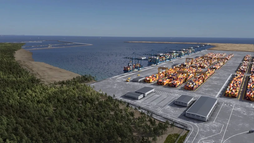 Powiększy Polskę o niemal 200 ha. Rusza budowa nowego portu