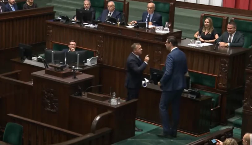 "Chamstwo", "skandal". Spięcie na posiedzeniu Sejmu
