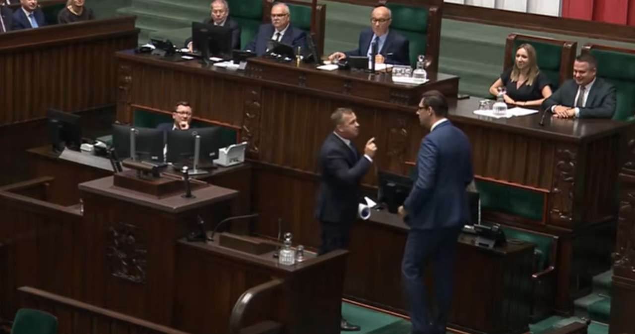 "Chamstwo", "skandal". Spięcie na posiedzeniu Sejmu