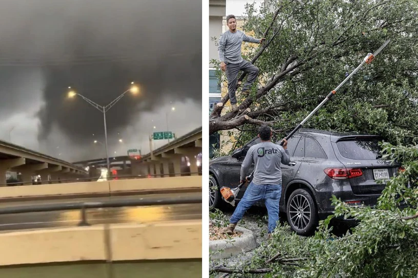 Destrukcyjne tornado przeszło przez San Antonio