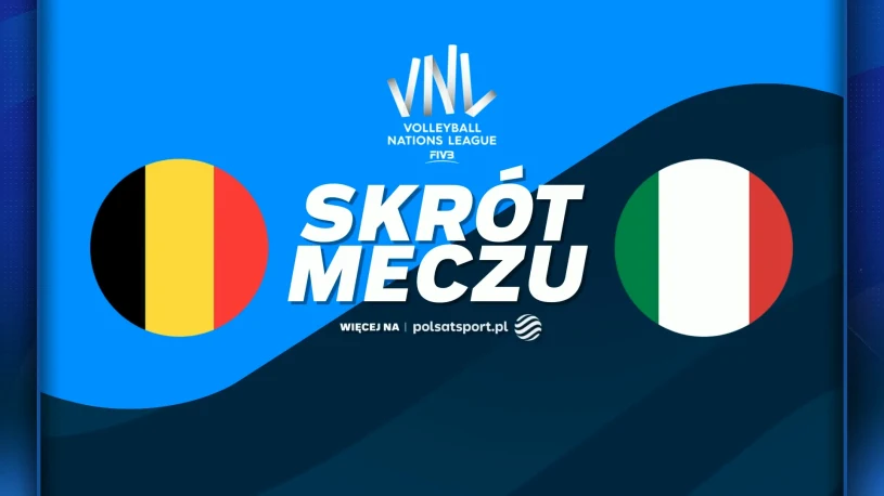 Włochy rozbiły Belgię 3:0 w siatkarskiej Lidze Narodów w Osace