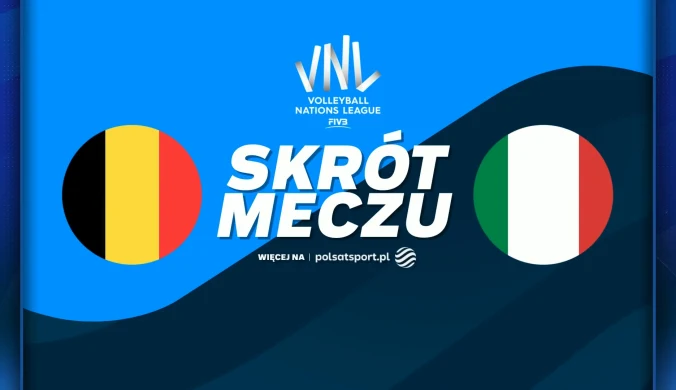 Pewne zwycięstwo Włochów w Lidze Narodów. Nie stracili seta [WIDEO]