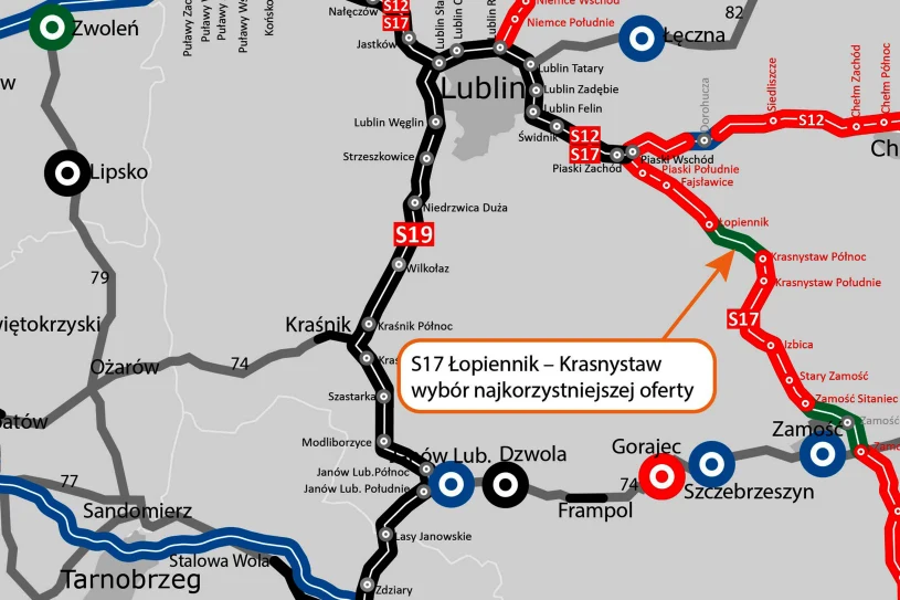 Powstanie kolejny odcinek drogi ekspresowej S17. Wybrano wykonawcę